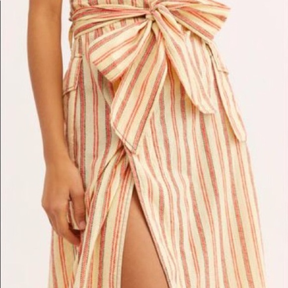 XSOLDX Free People One Natalia Striped Skirt - Picture 6 of 12